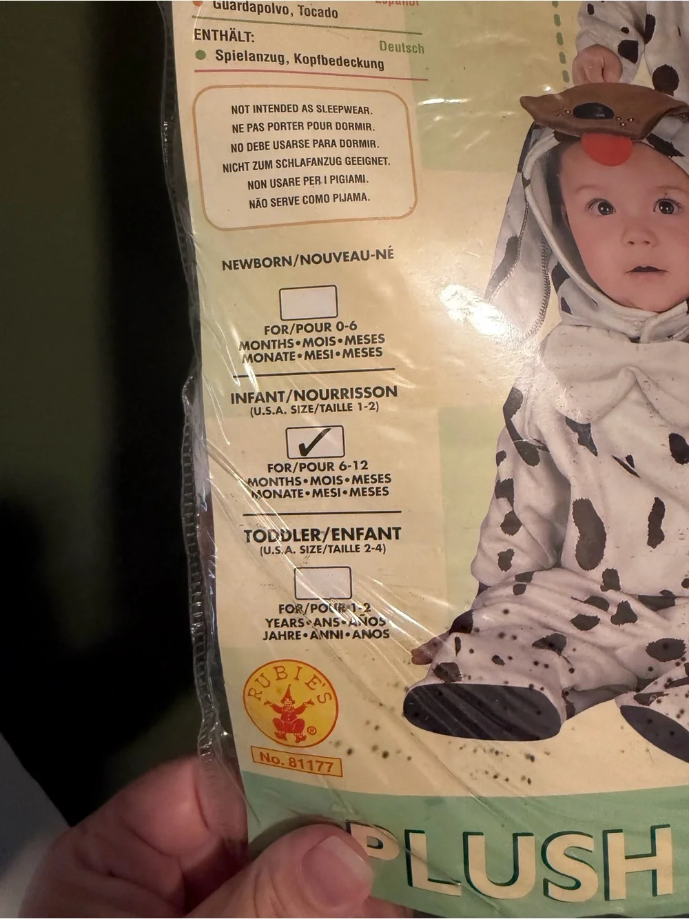 Rubie's Brown & White Spot Puppy One-Piece Costume for Kids